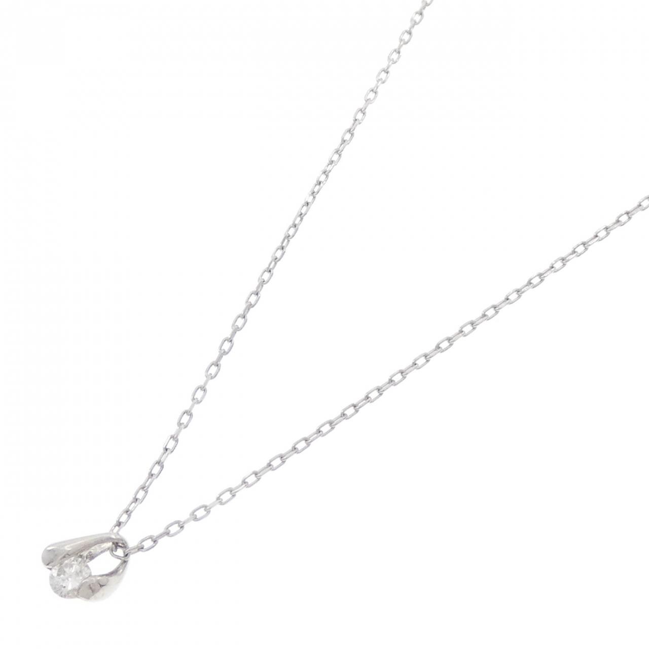 PT900/PT850 ダイヤモンド ネックレス 0.1CT