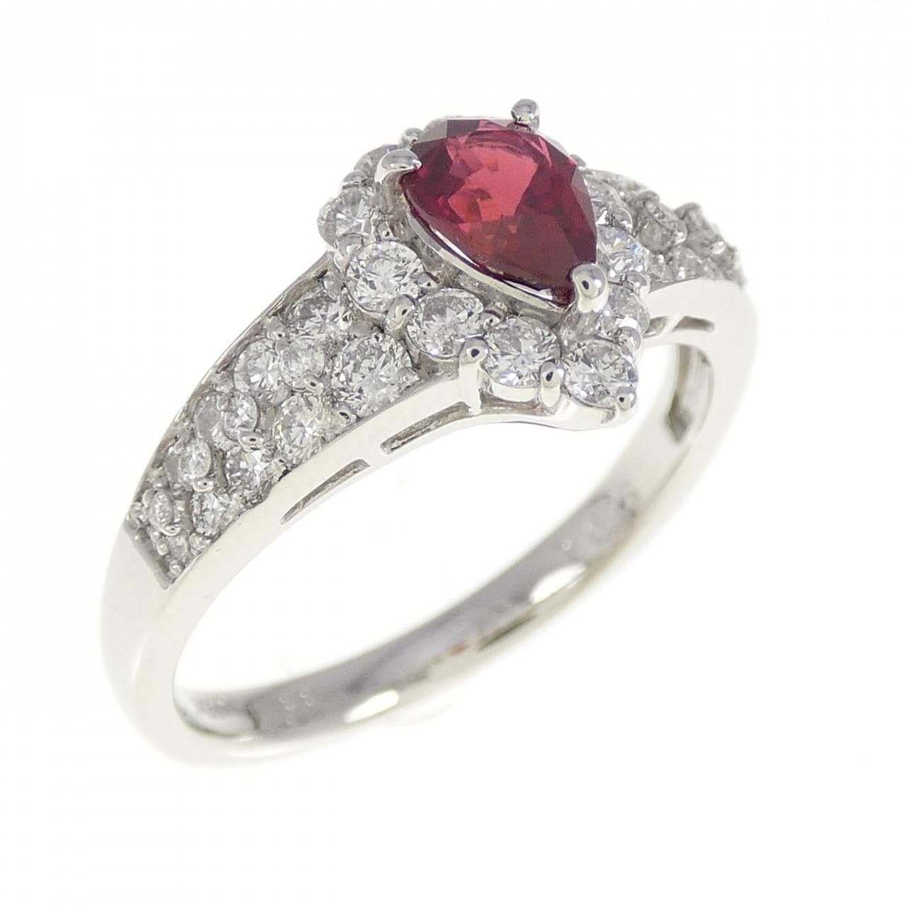 PT900 ルビー リング 0.66CT