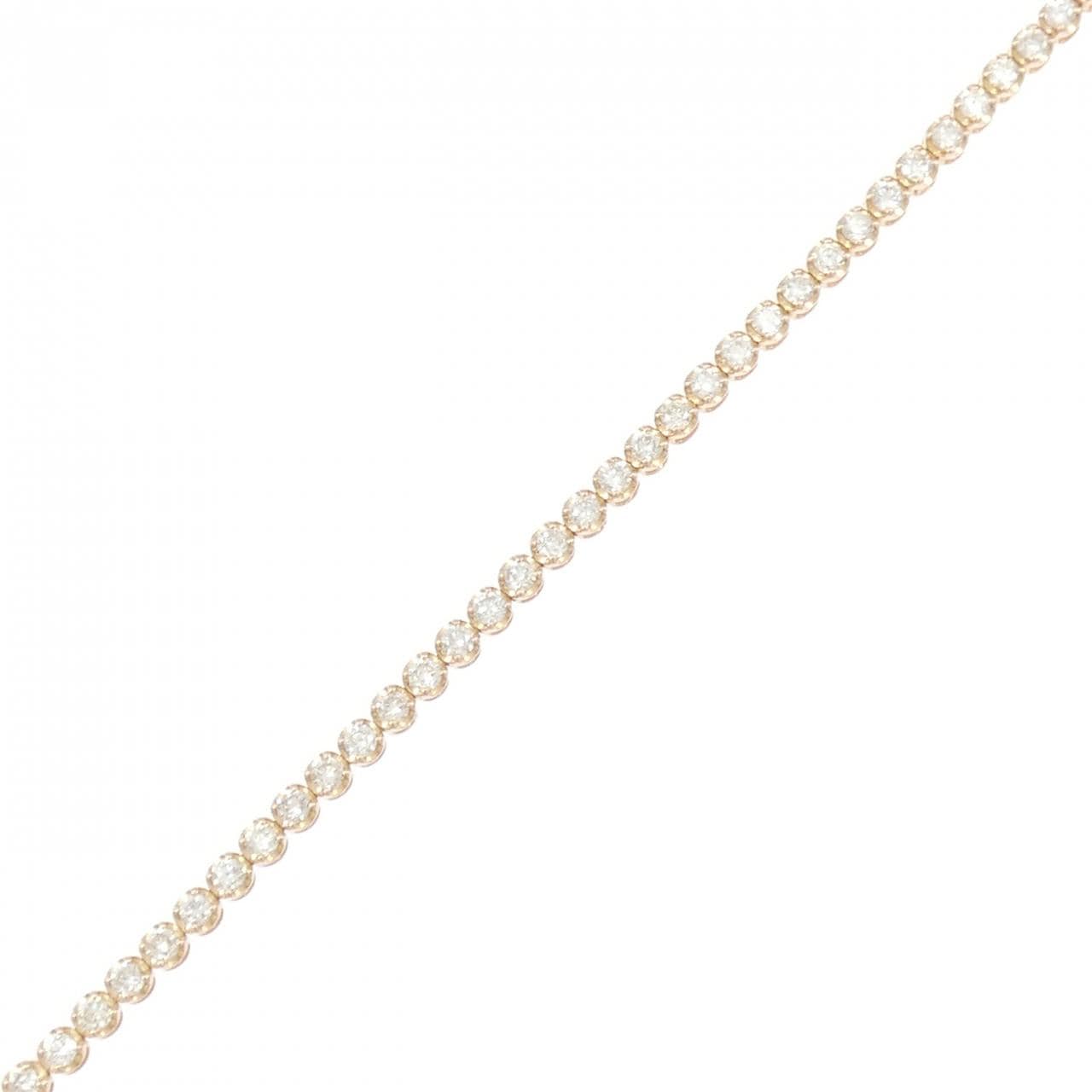 K18PG ダイヤモンド ブレスレット 1.00CT