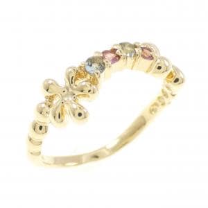 K18YG Aquamarine ring
