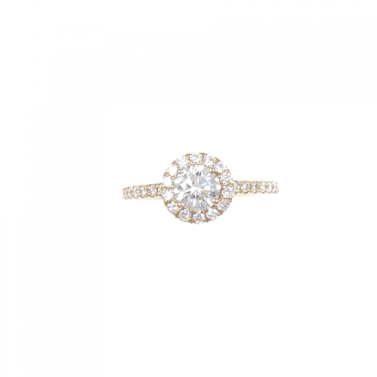 K18PG ダイヤモンド リング 0.583CT