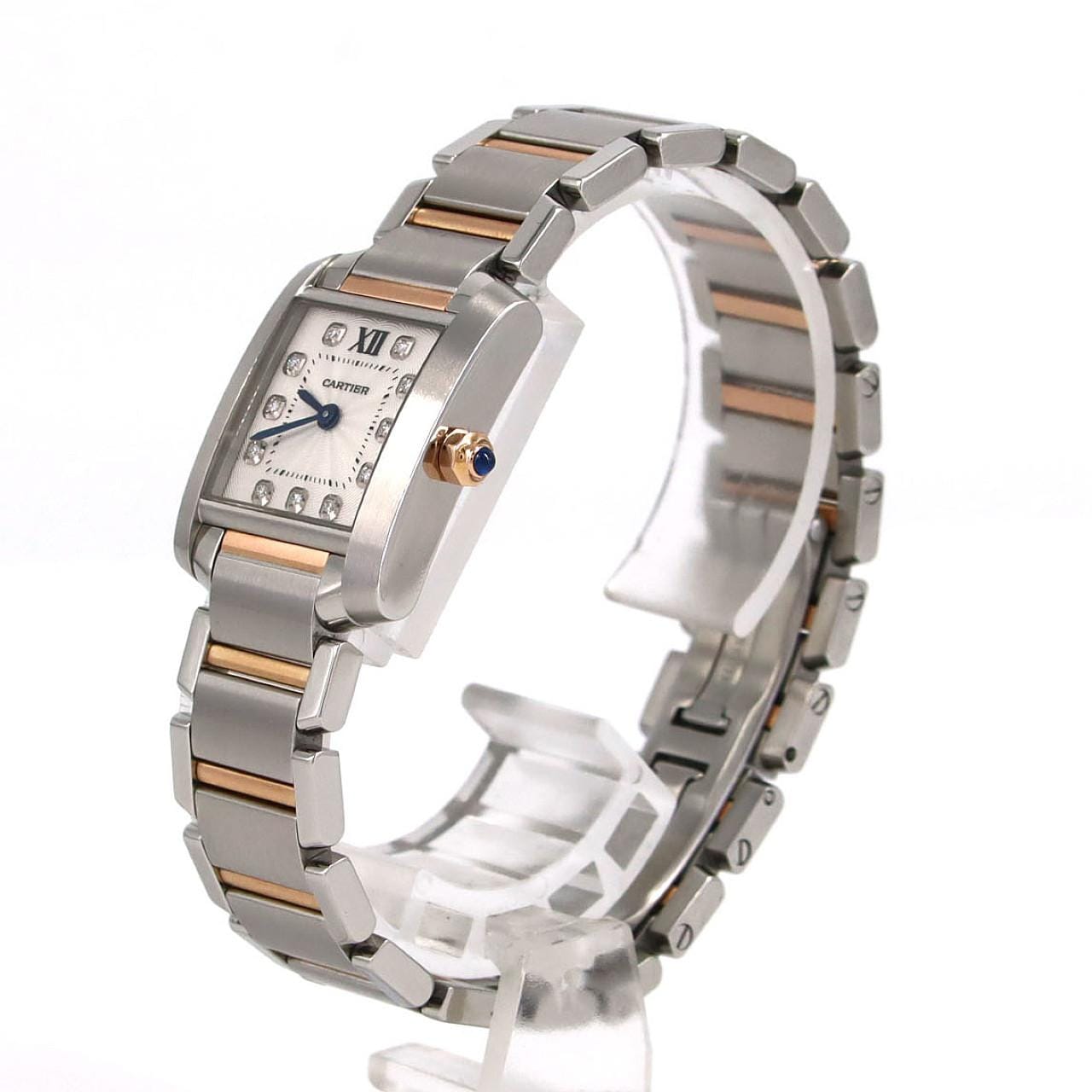 カルティエ タンクフランセーズSM PGコンビ･11P WE110004 SSxPG クォーツ