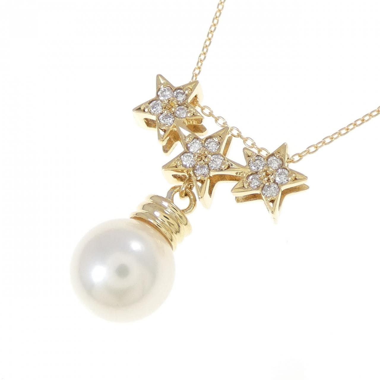 K18YG スター アコヤパール ネックレス 8.4mm