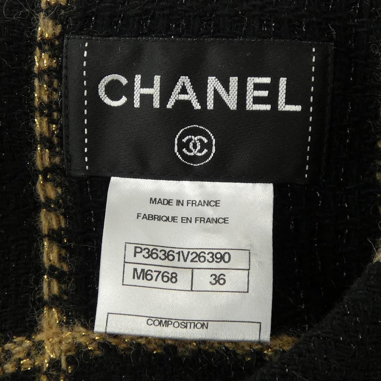 シャネル CHANEL P36361V26390 09A ワンピース