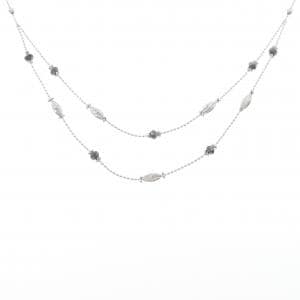 K18WG ダイヤモンド ネックレス 1.5CT
