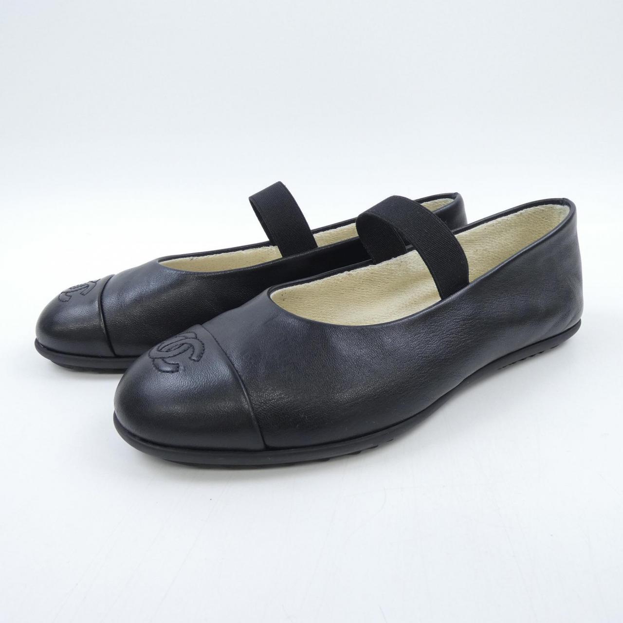 シャネル CHANEL メリージェーン G46200B19003 フラットシューズ
