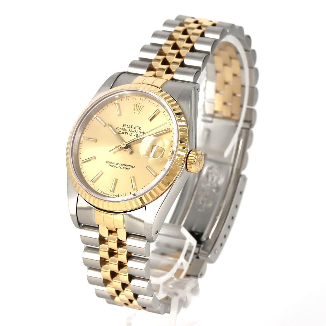 ロレックス デイトジャスト 16233 SSxYG 自動巻 R番