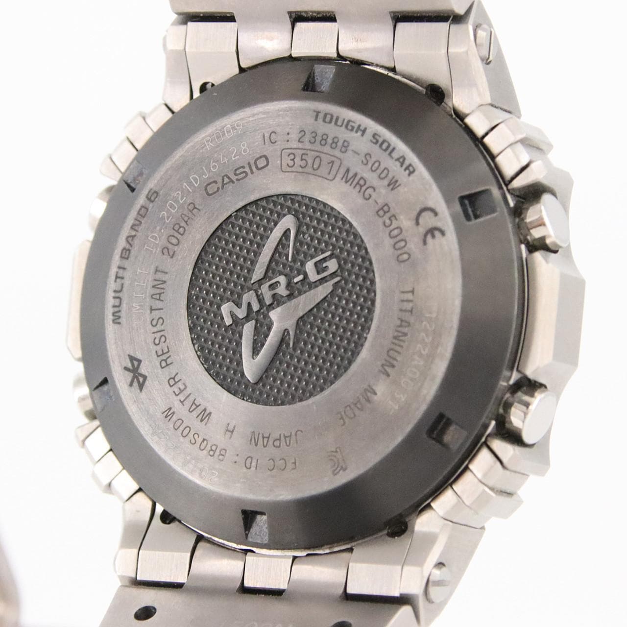 カシオ G-SHOCK･MR-G 電波時計 MRG-B5000D-1JR TI ソーラークォーツ