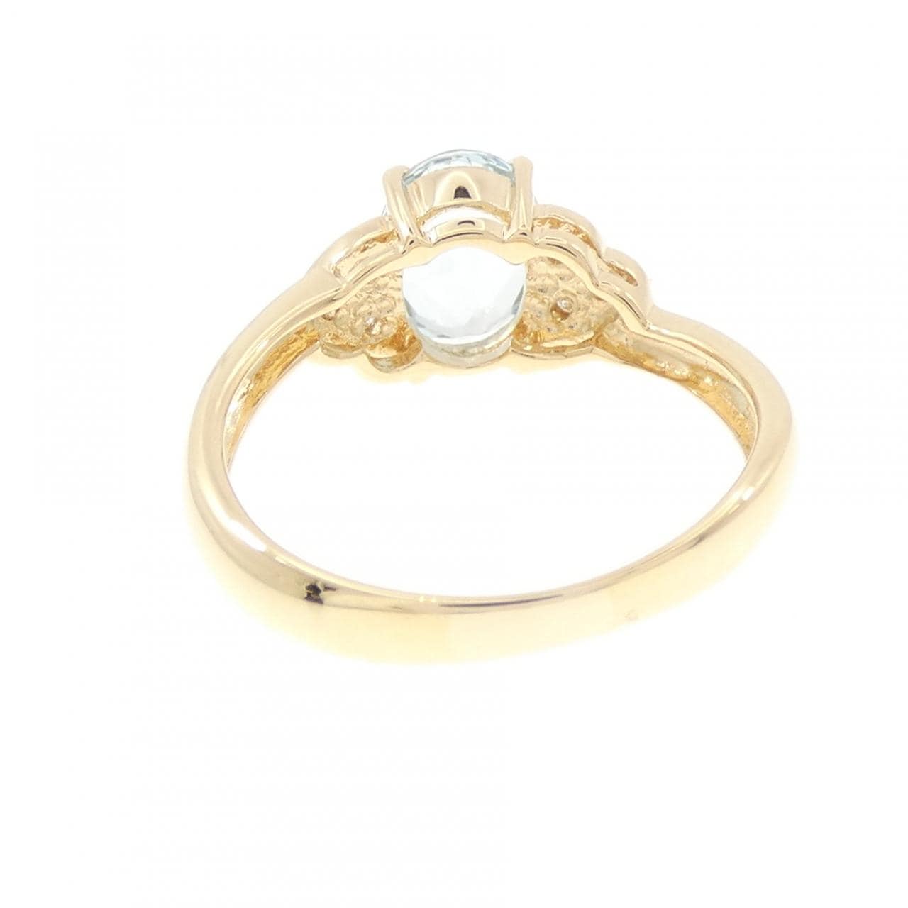 K18YG アクアマリン リング 1.15CT