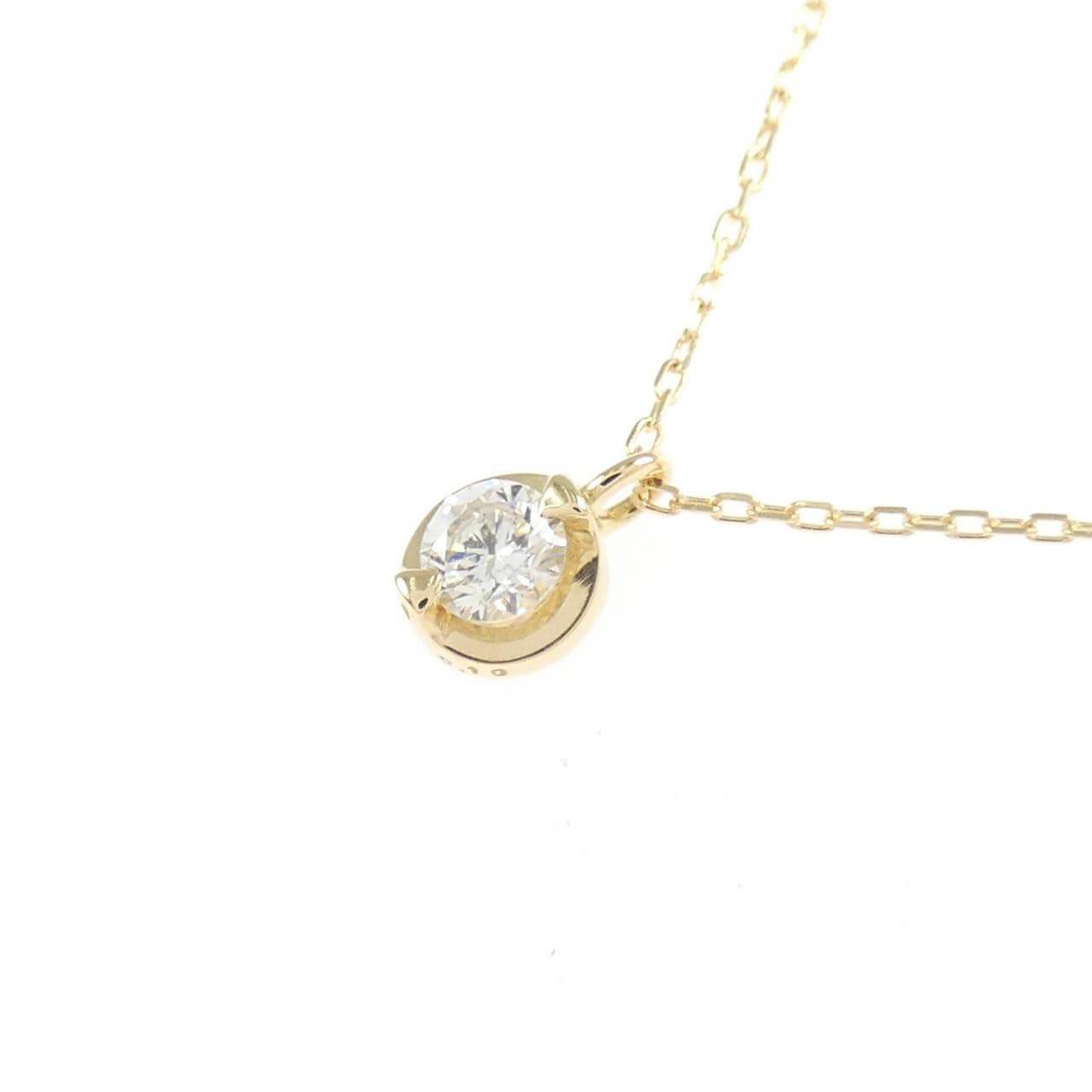 K18YG ダイヤモンド ネックレス 0.10CT