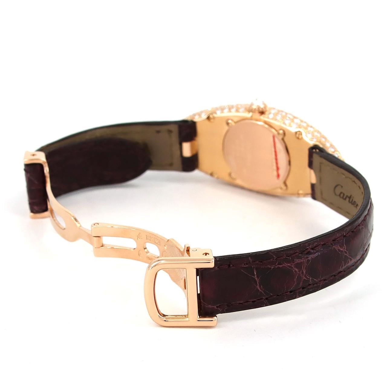 Cartier Baignoire Allongee PG/4D WB510831 PG/RG手动上弦