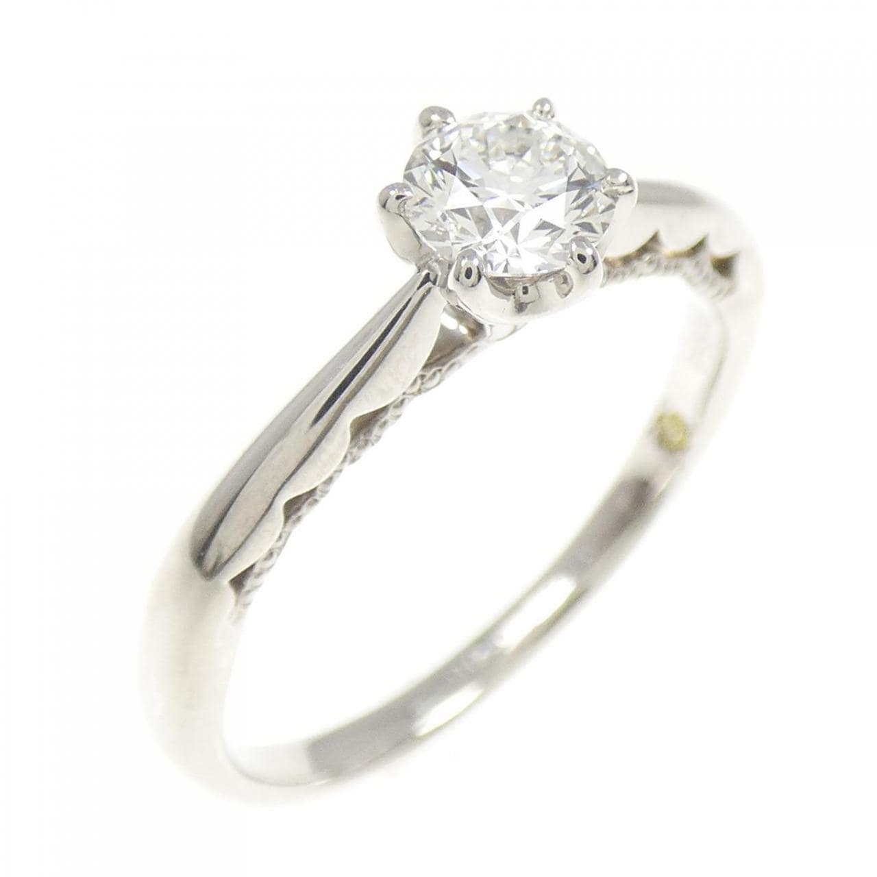 PT950 ダイヤモンド リング 0.359CT G VS1 EXT H&C