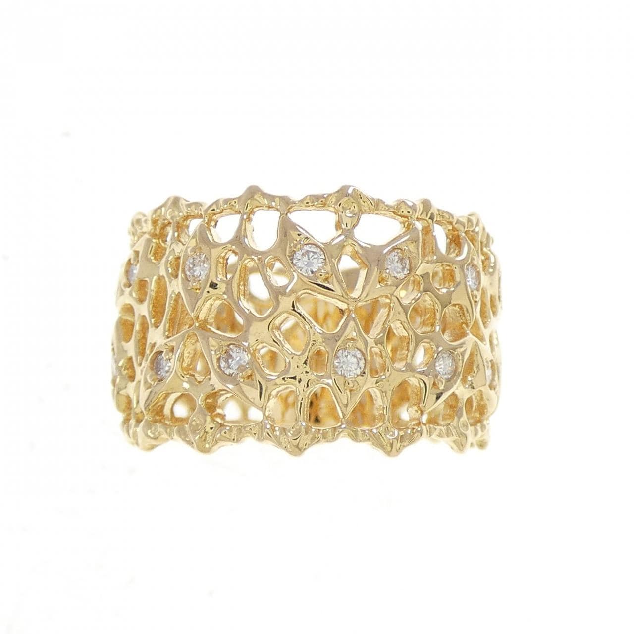 K18YG ダイヤモンド リング 0.20CT