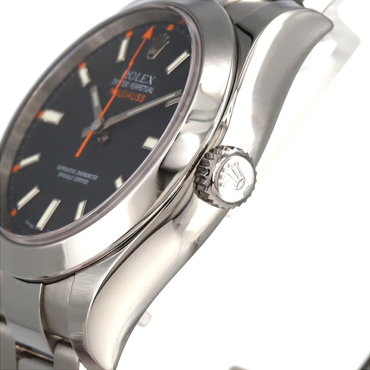 ロレックス ミルガウス 116400 SS 自動巻 V番