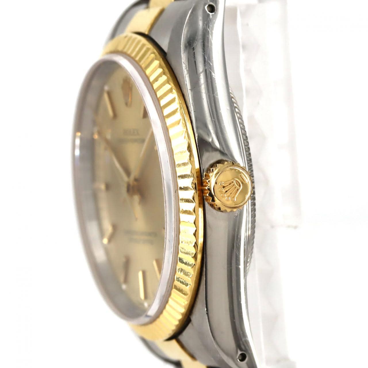 ロレックス オイスターパーペチュアル 14233 SSxYG 自動巻 N番