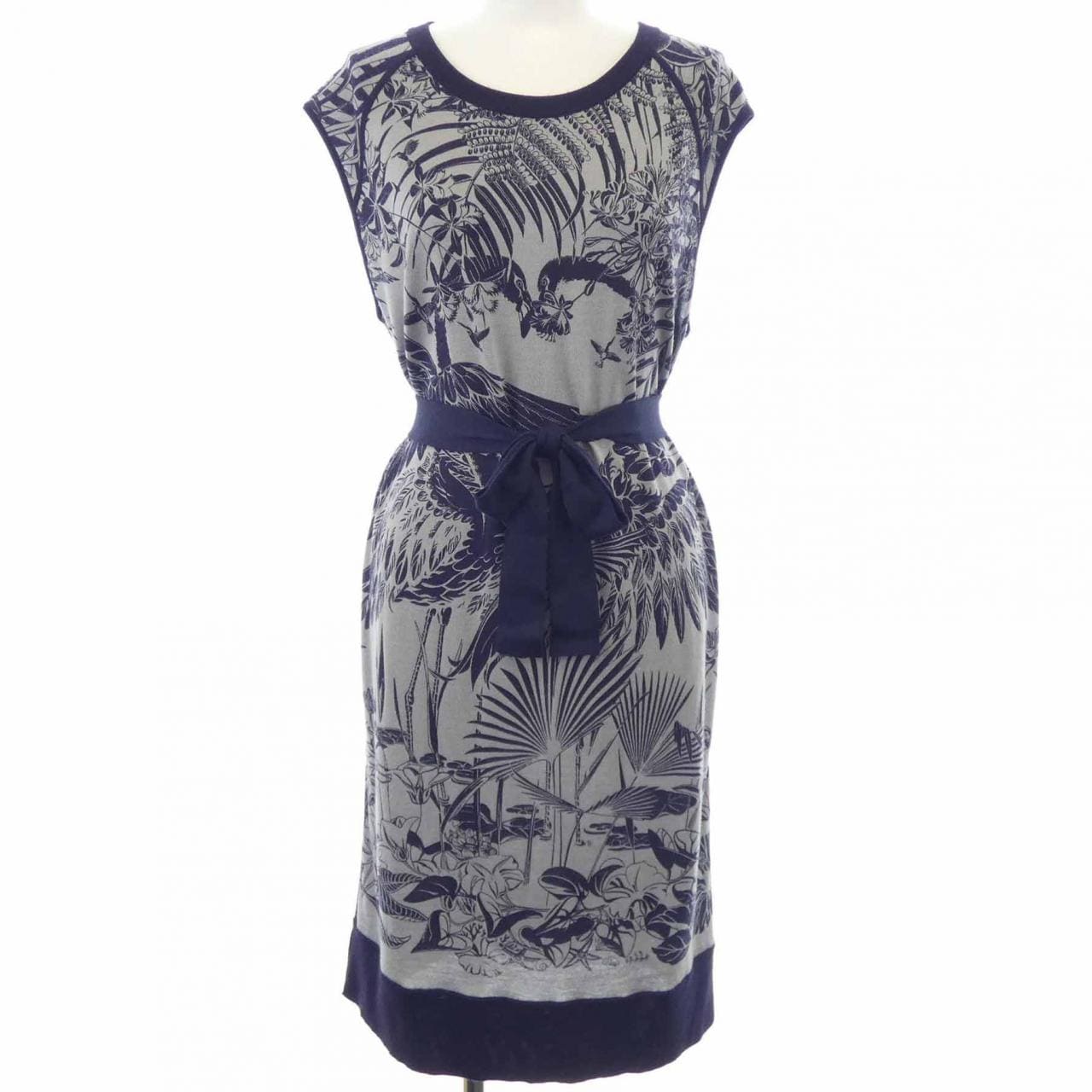 エルメス HERMES FLAMINGO PARTY *77-7709. ワンピース