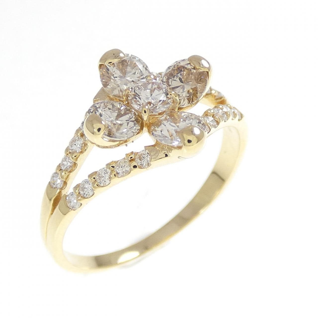 K18YG ダイヤモンド リング 1.00CT