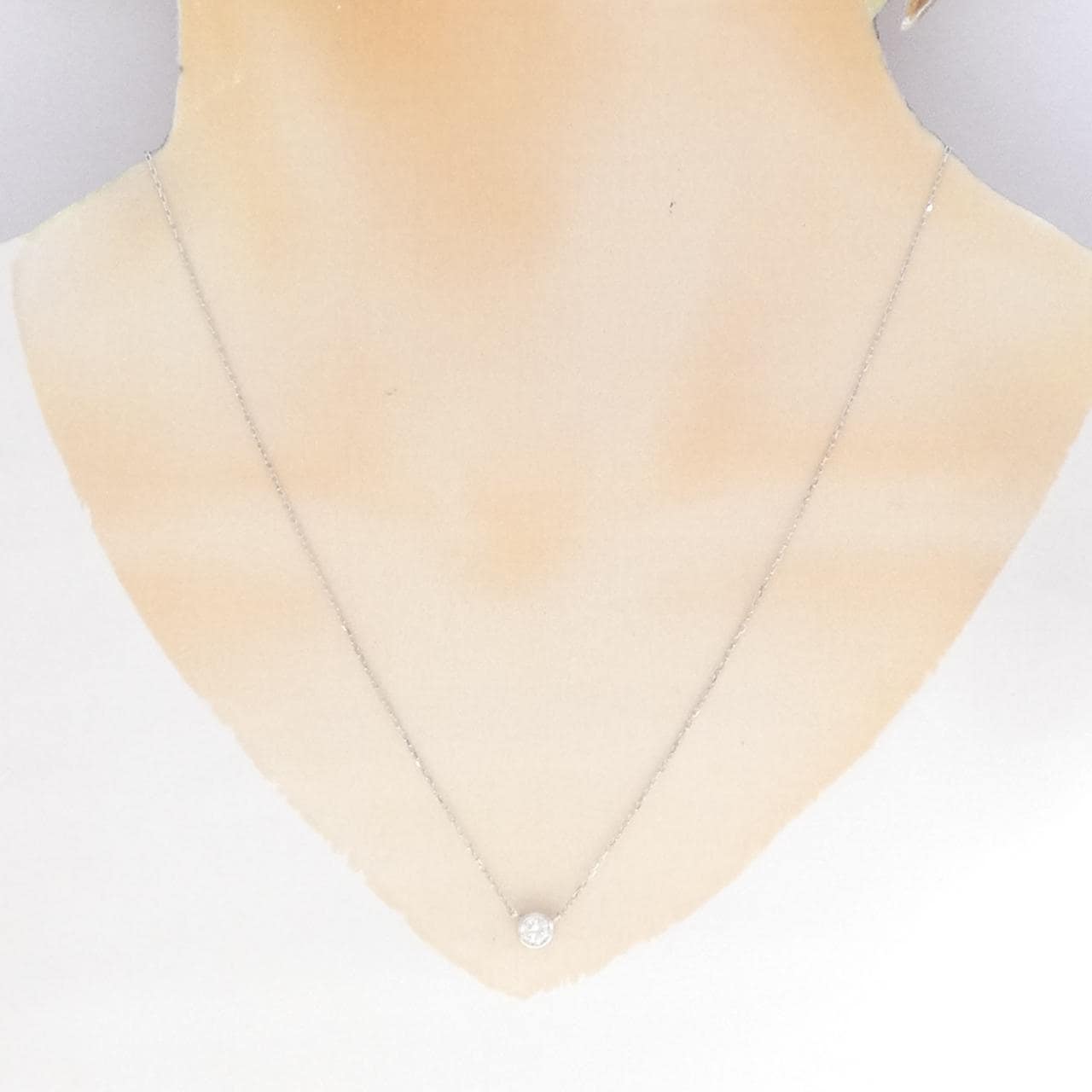 PT900/PT850 ダイヤモンド ネックレス 0.303CT