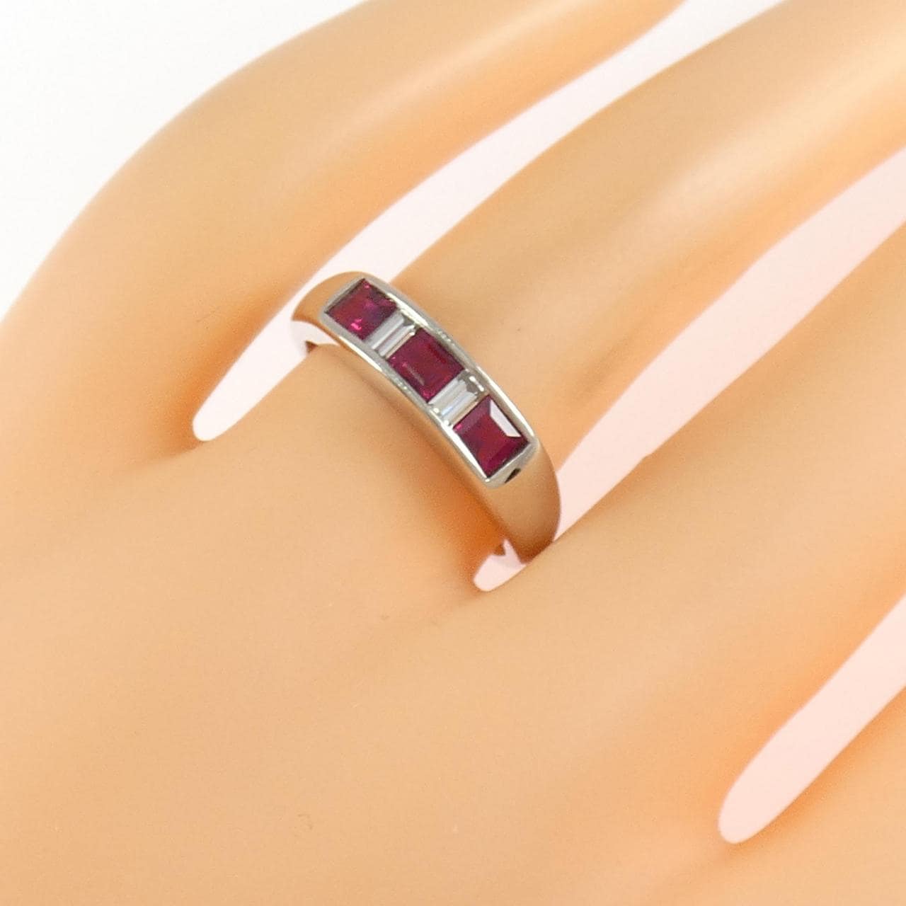 PT900 ルビー リング 0.89CT