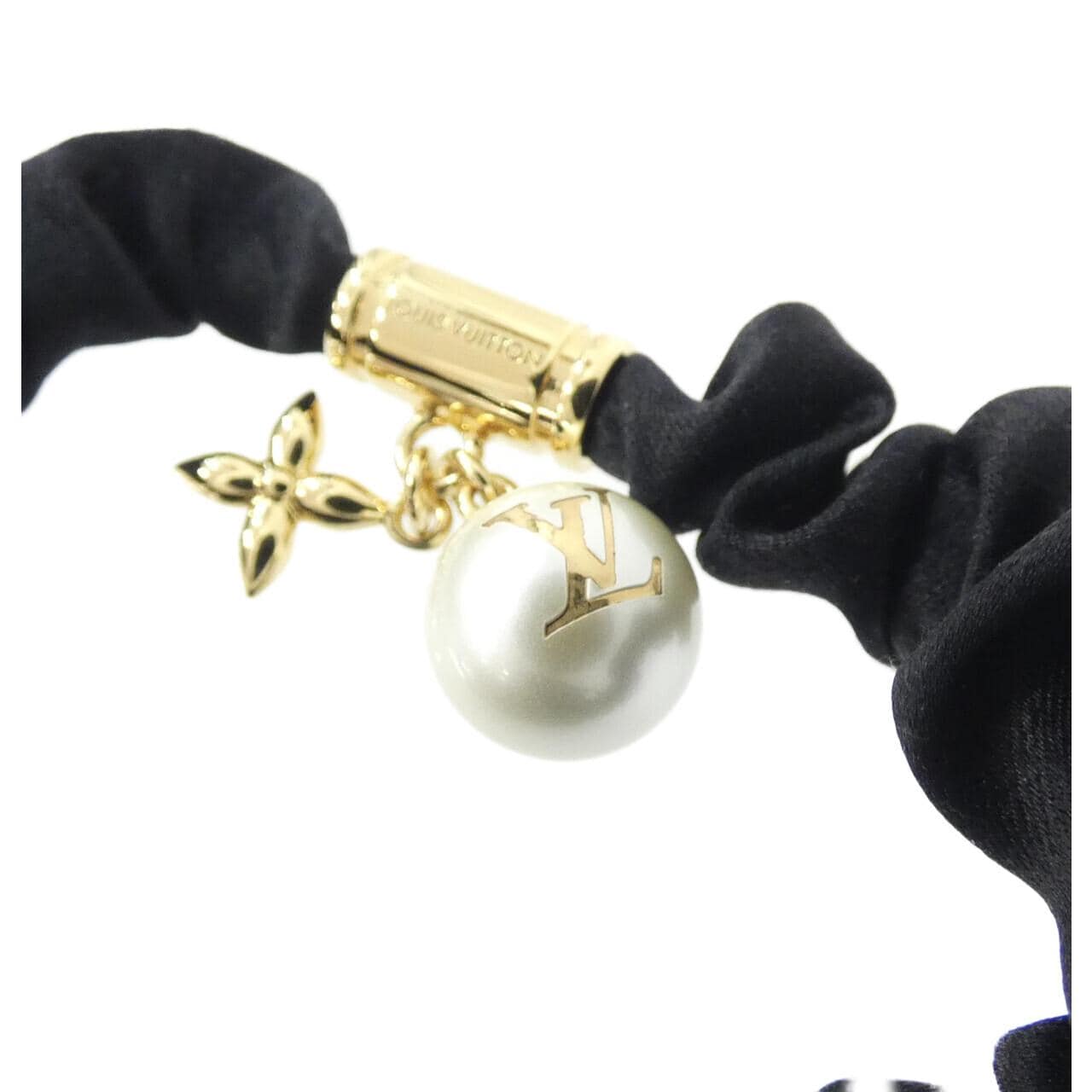 ルイヴィトン シュシュ ミックス パール M03238 ヘアーアクセサリー
