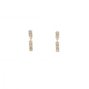K18PG ダイヤモンド ピアス 0.20CT