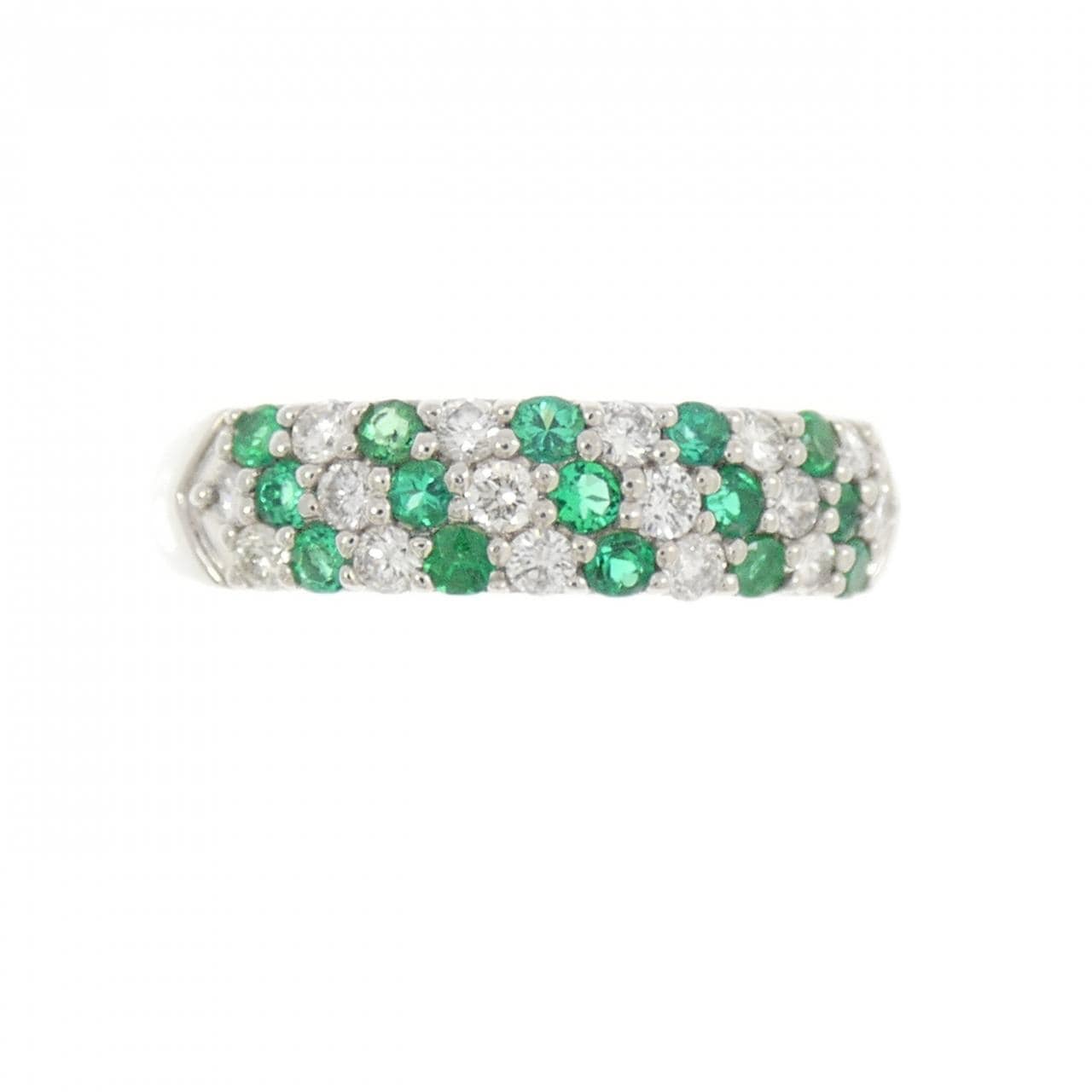 PT900 エメラルド リング 0.33CT