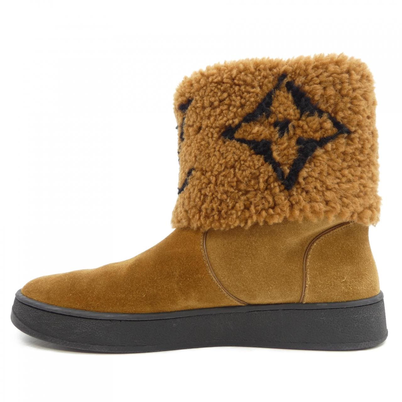 ルイヴィトン LOUIS VUITTON SNOW DROP FLAT ANKLE スノードロップライン ブーツ