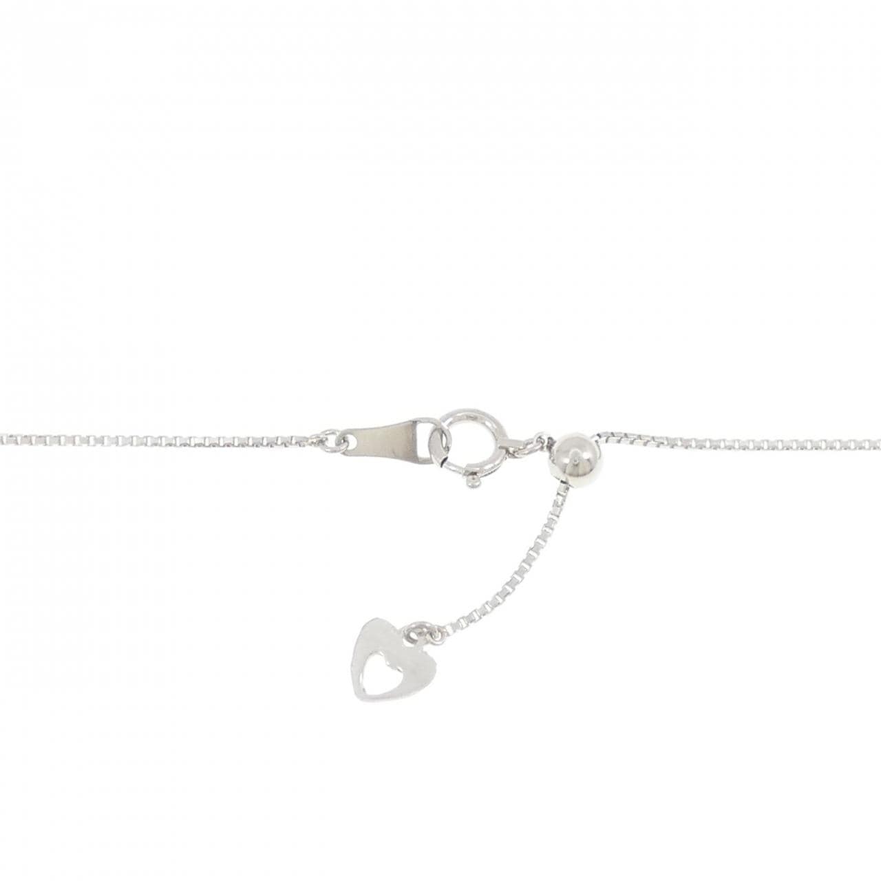 PT900/PT850 ルビー ネックレス 0.68CT