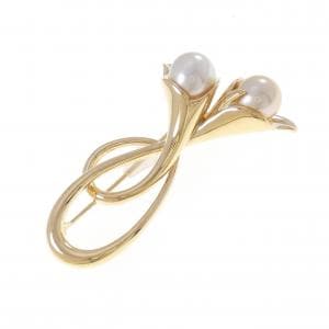 タサキ 白蝶パール ブローチ