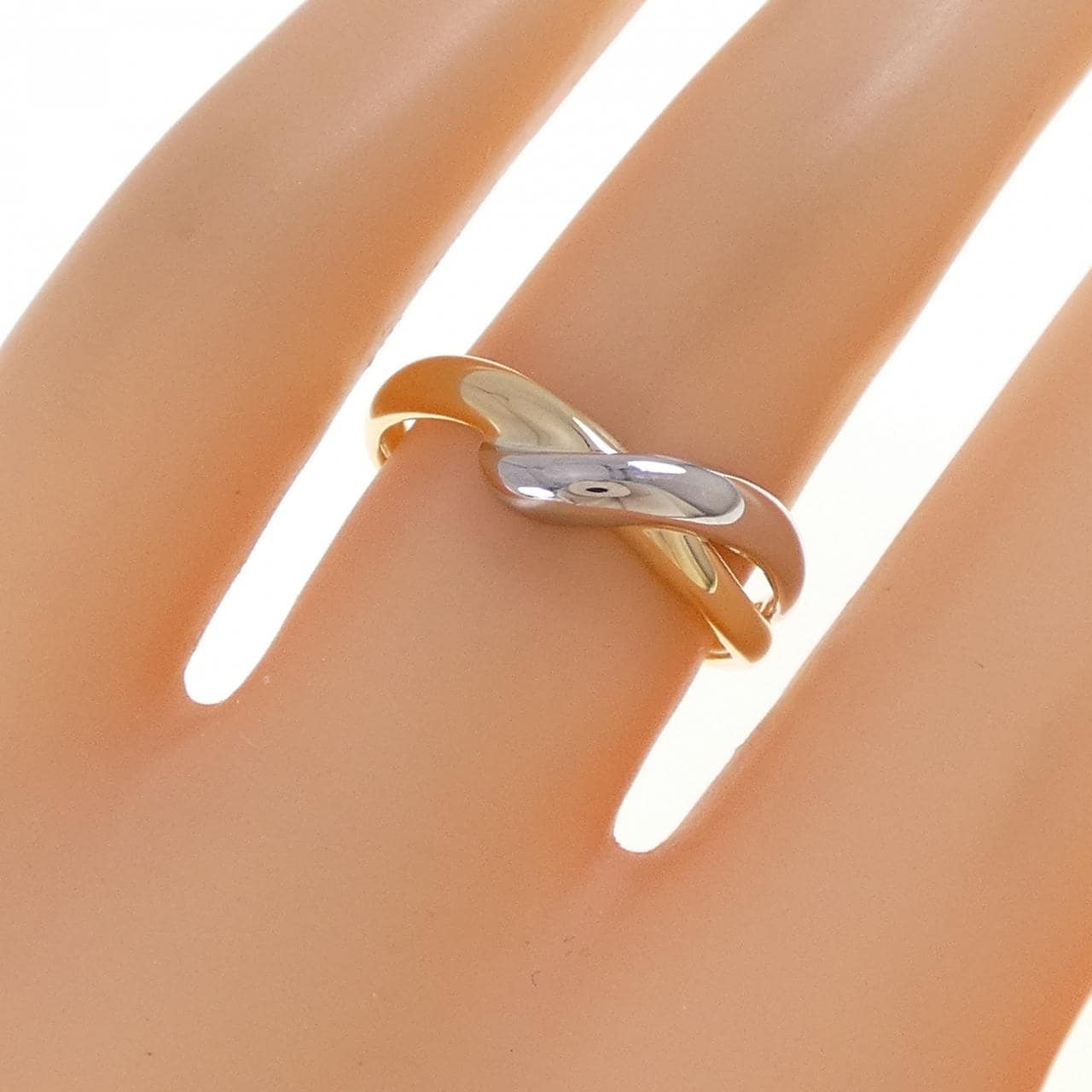 K18YG/PT900 リング