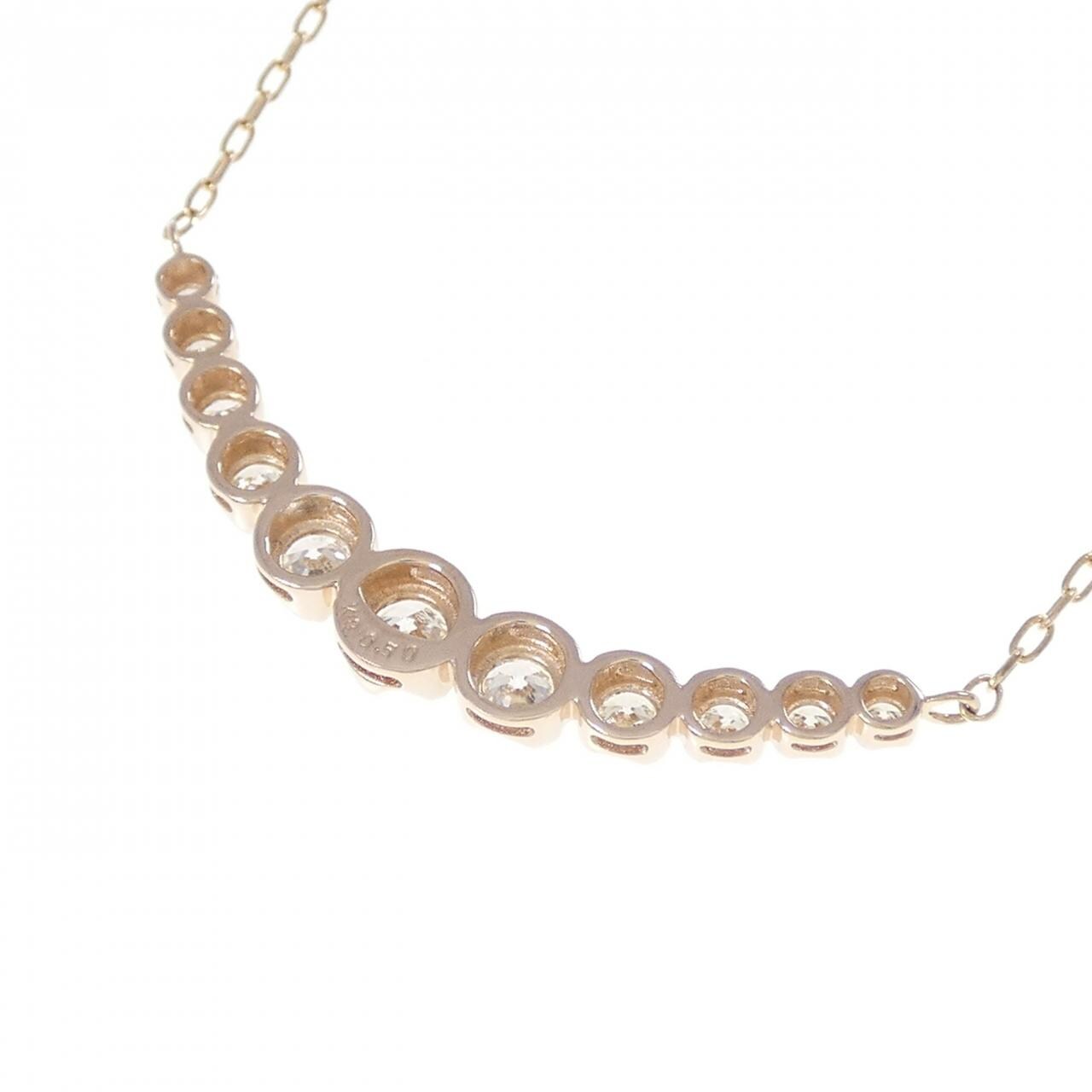 K18PG/K18YG Diamond Necklace 0.50CT