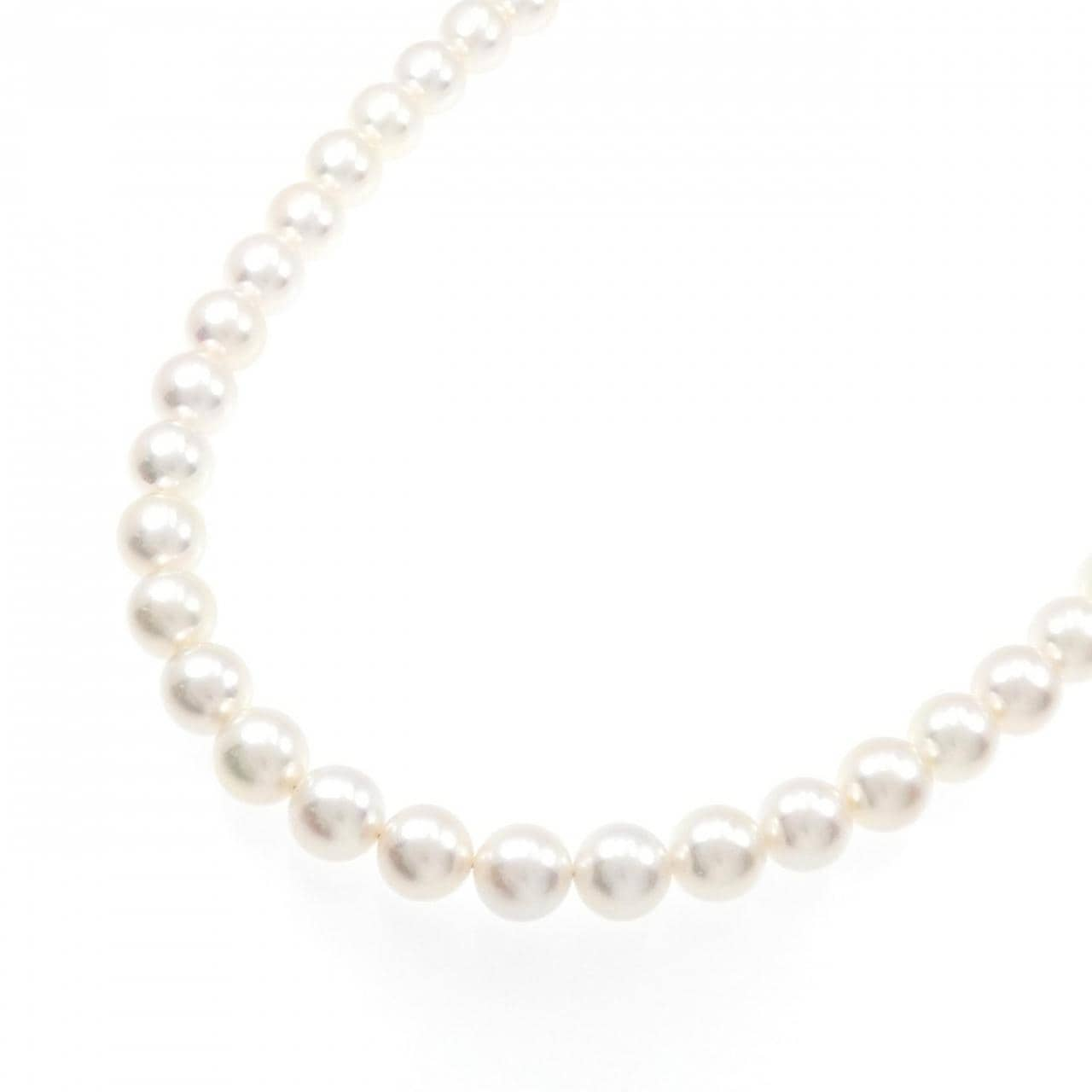 [BRAND NEW] Silver Clasp Akoya Pearl Necklace 8-8.5mm