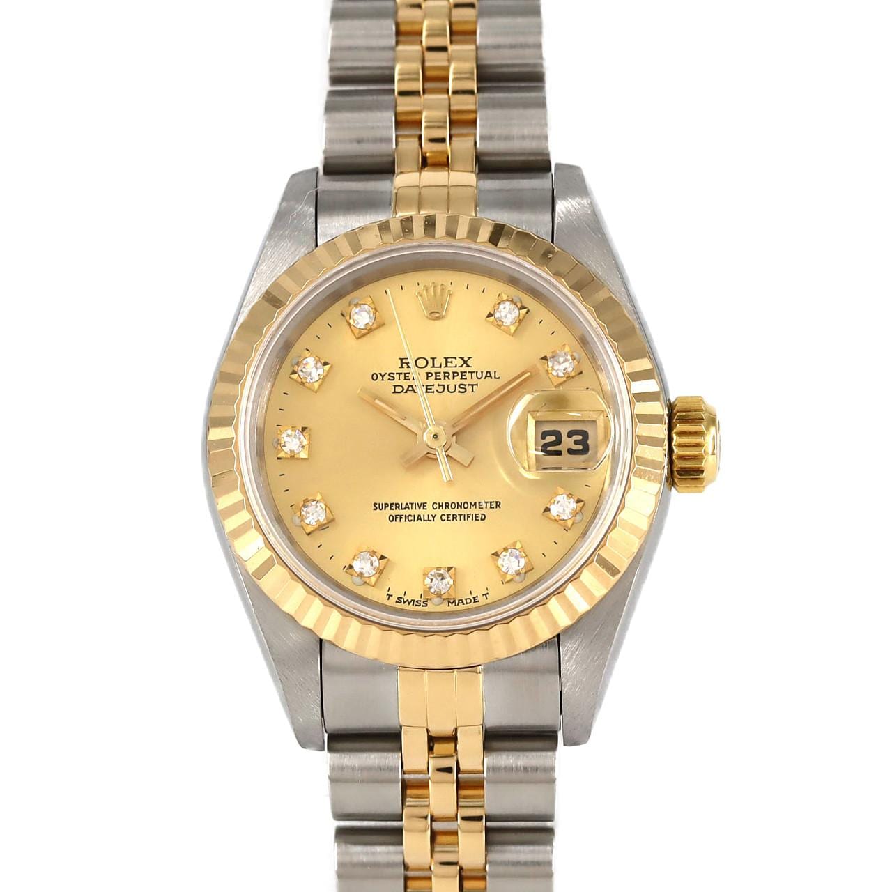 ロレックス デイトジャスト 69173G. SSxYG 自動巻 S番