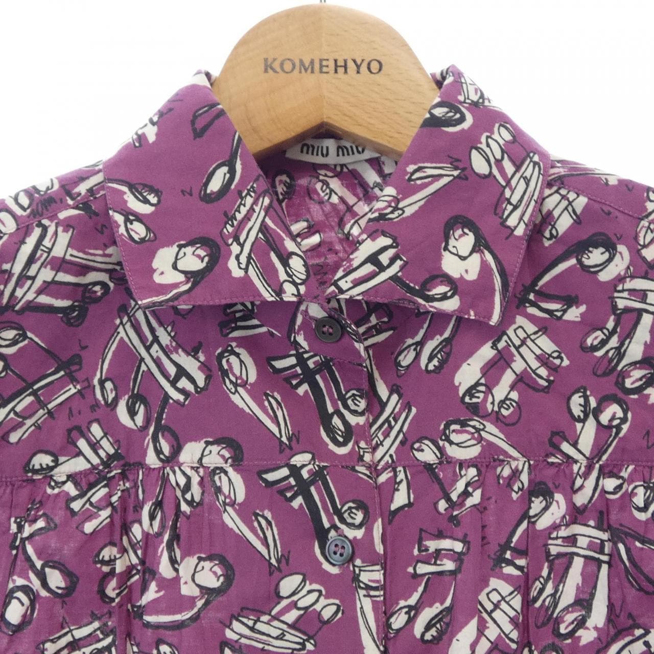 ミュウミュウ MIU MIU MK114 1G3N シャツ