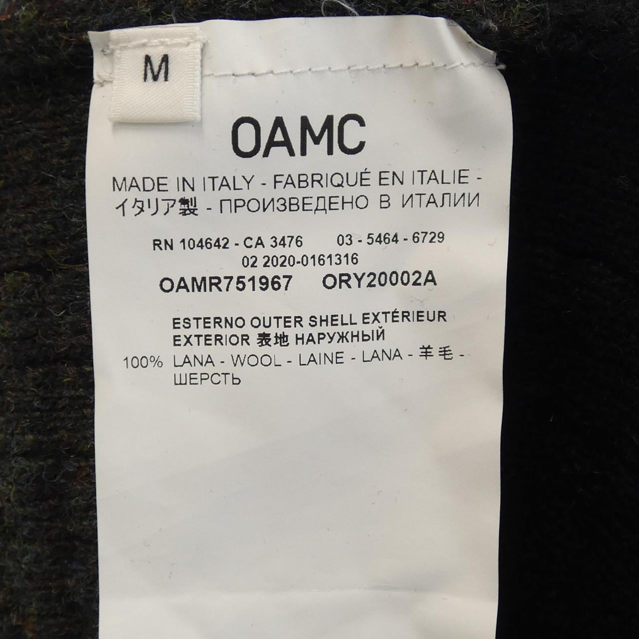 オーエーエムシー OAMC ニット