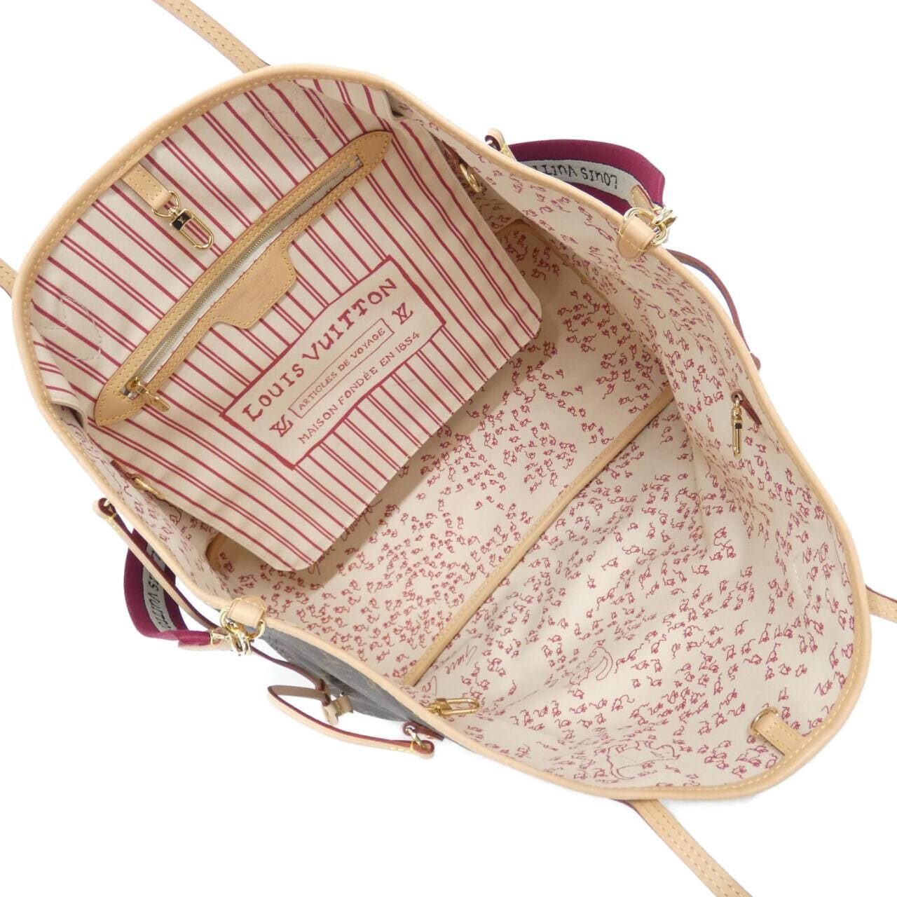 ルイヴィトン モノグラム(LV×GC) ネヴァーフル インサイドアウト M15124 バッグ