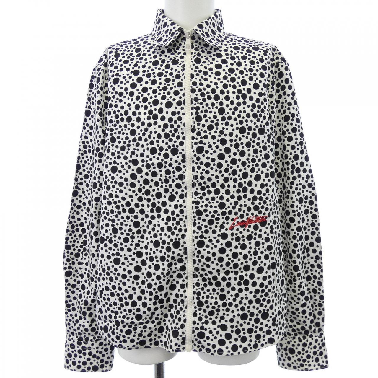 ルイヴィトン LOUIS VUITTON LV×YKインフィニティドットプリンテッドジップドシャツ HOS30WV29 草間彌生 ジャケット