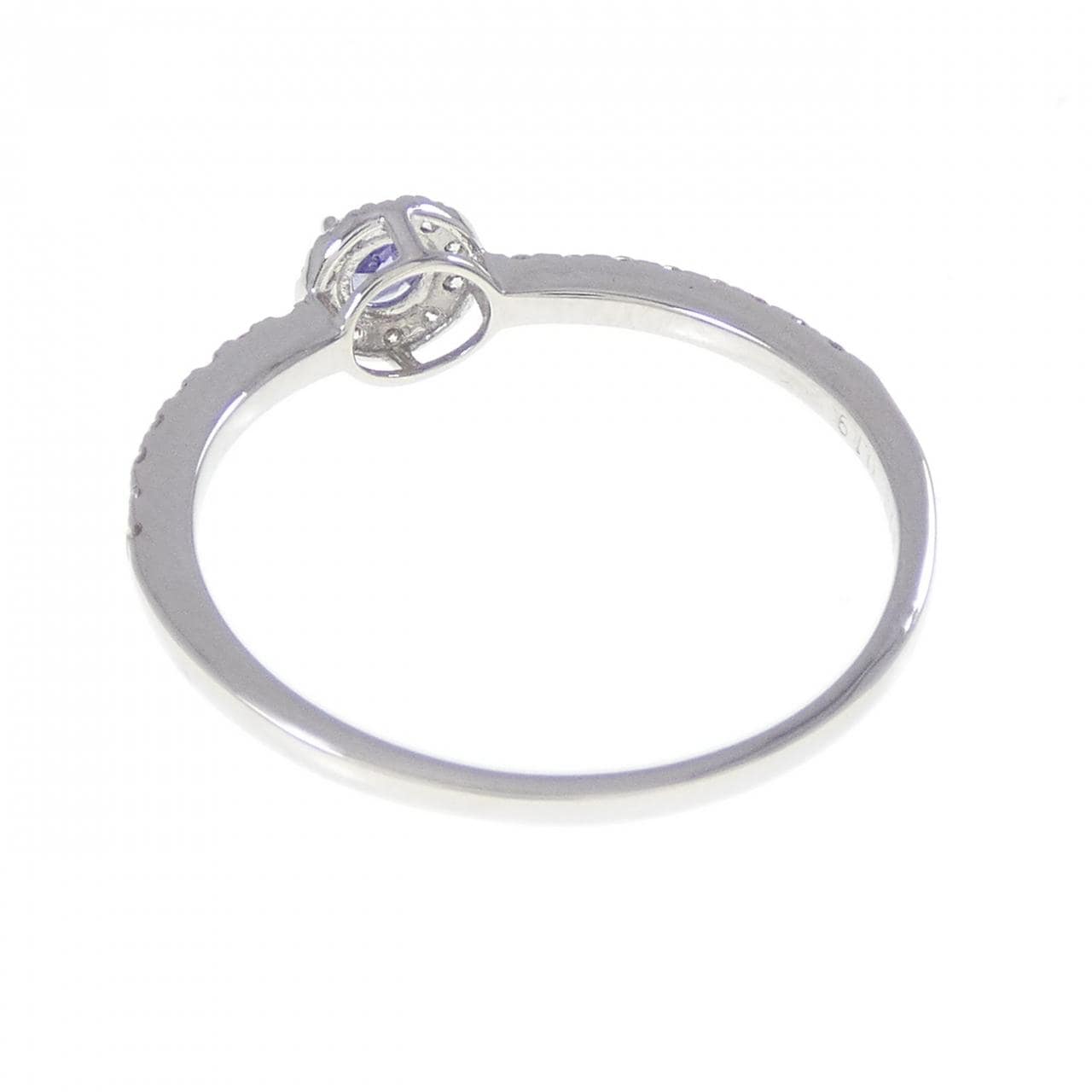 PT950 タンザナイト リング 0.10CT