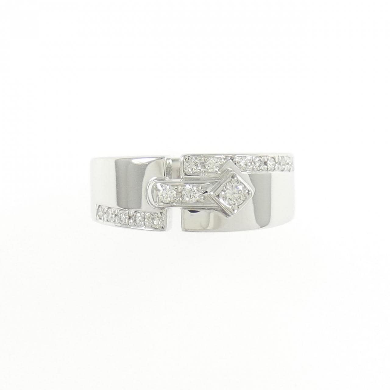 750WG ダイヤモンド リング 0.19CT