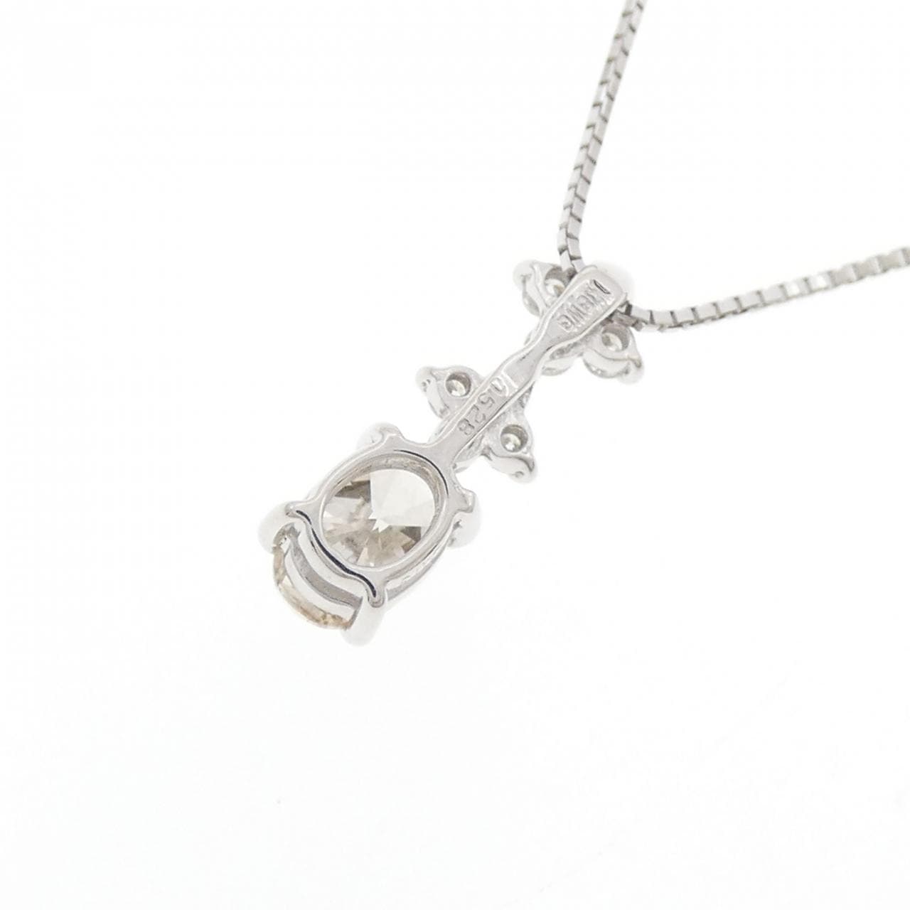 K18WG ダイヤモンド ネックレス 0.528CT