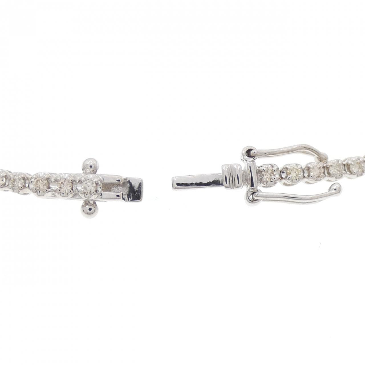 K18WG ダイヤモンド ブレスレット 1.00CT