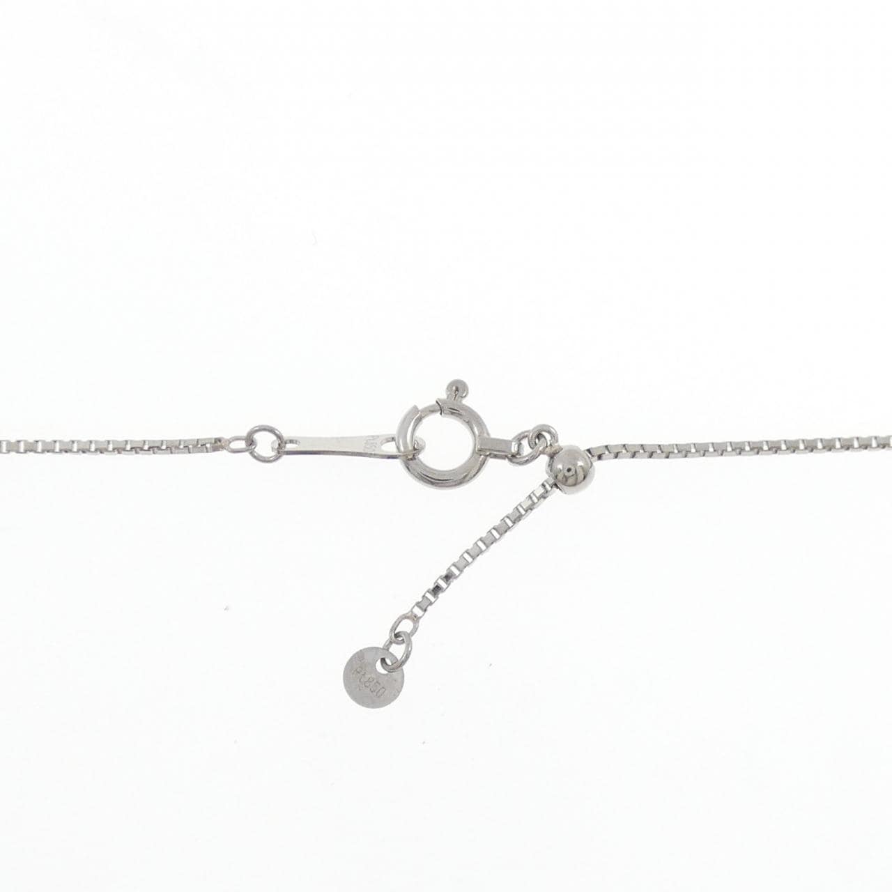 PT900/PT850 ルビー ネックレス 0.73CT