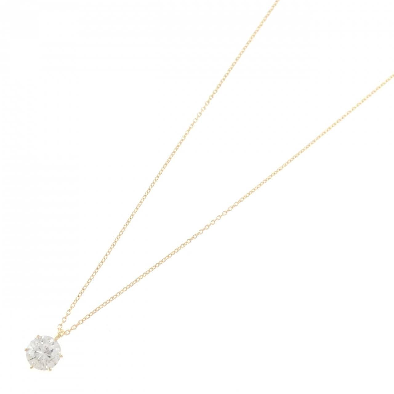 【リメイク】K18YG ダイヤモンド ネックレス 1.000CT H I1 Good