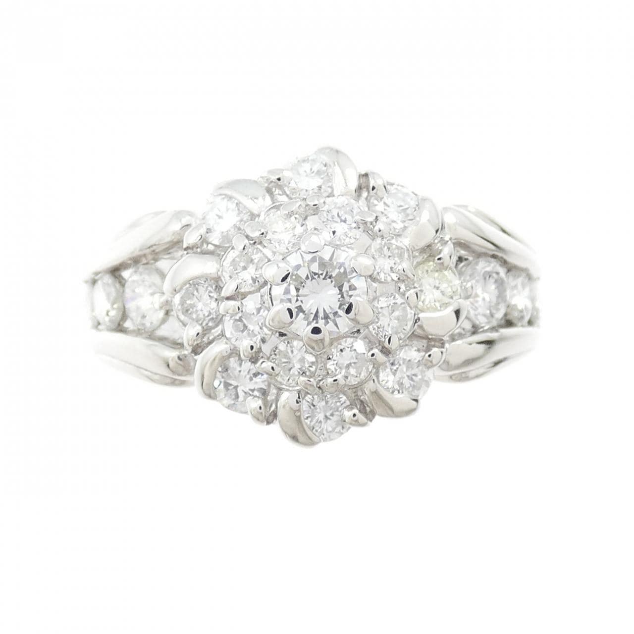 PT900钻石戒指 1.03克拉