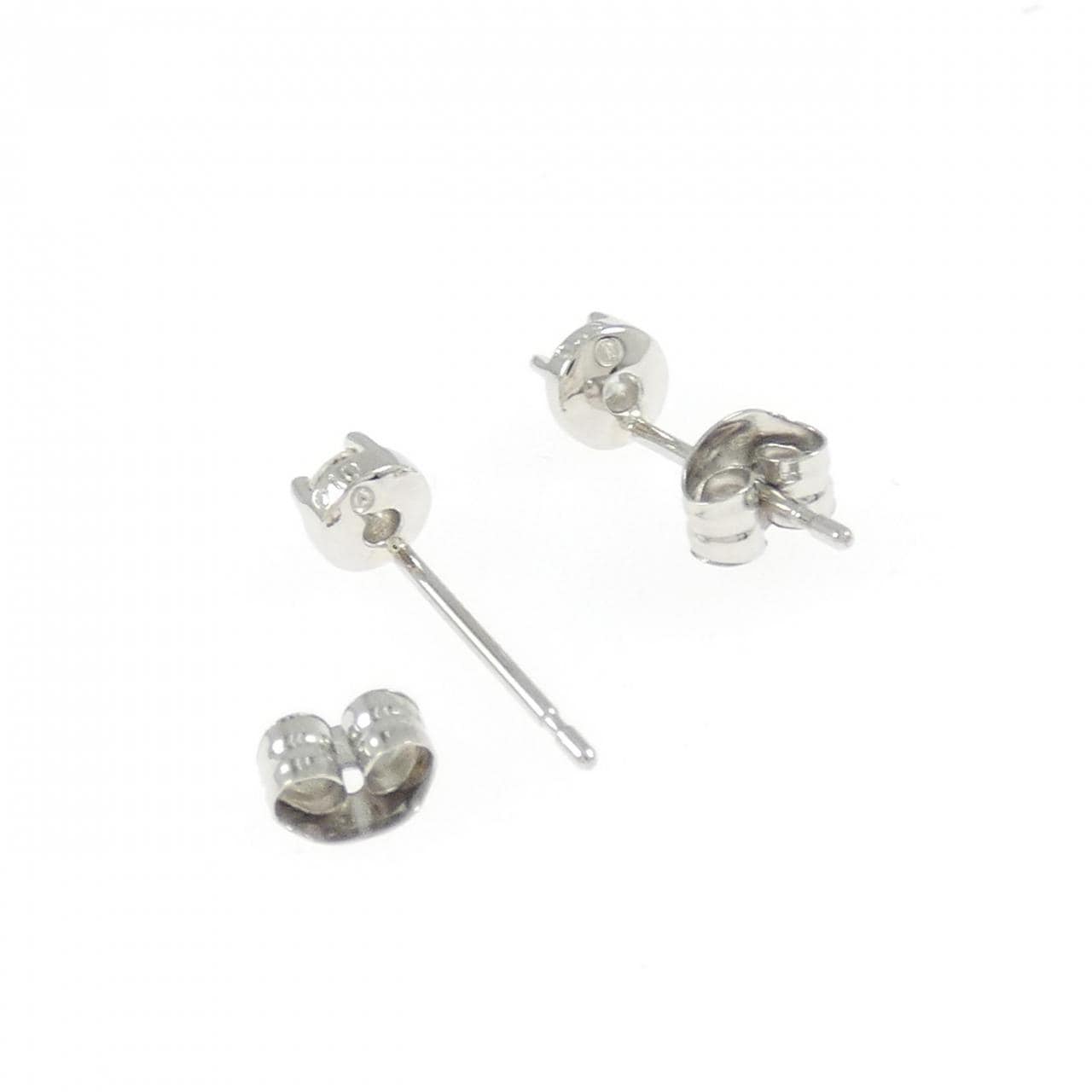 PT950/PT900 ソリティア ダイヤモンド ピアス 0.20CT