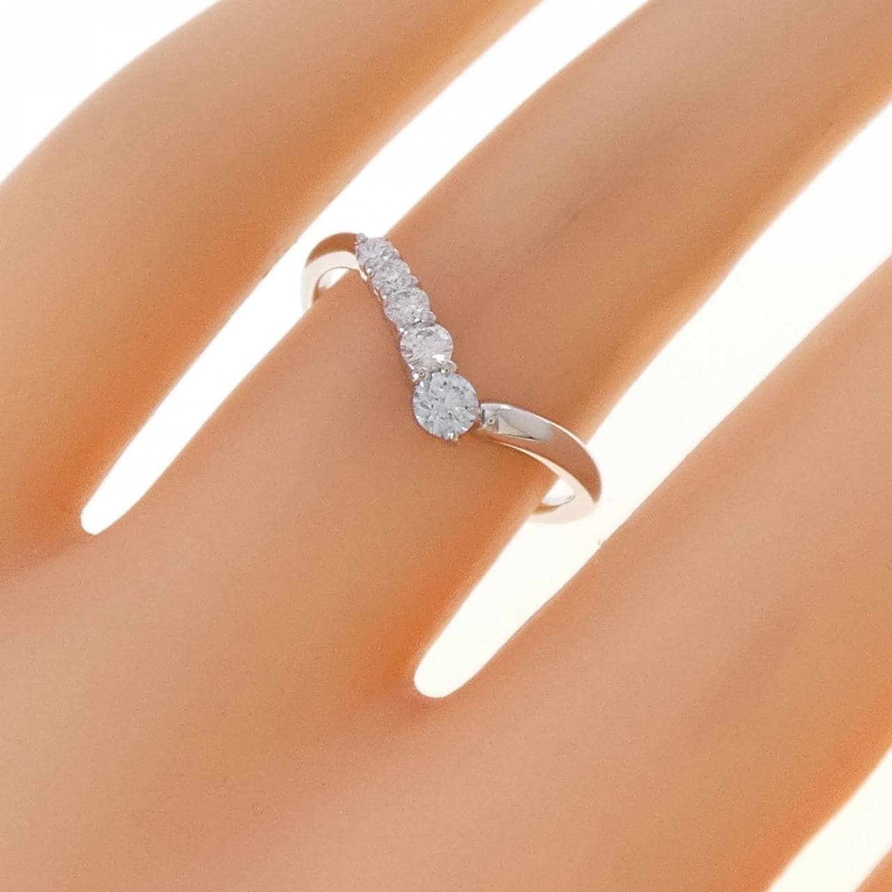 PT900 ダイヤモンド リング 0.102CT