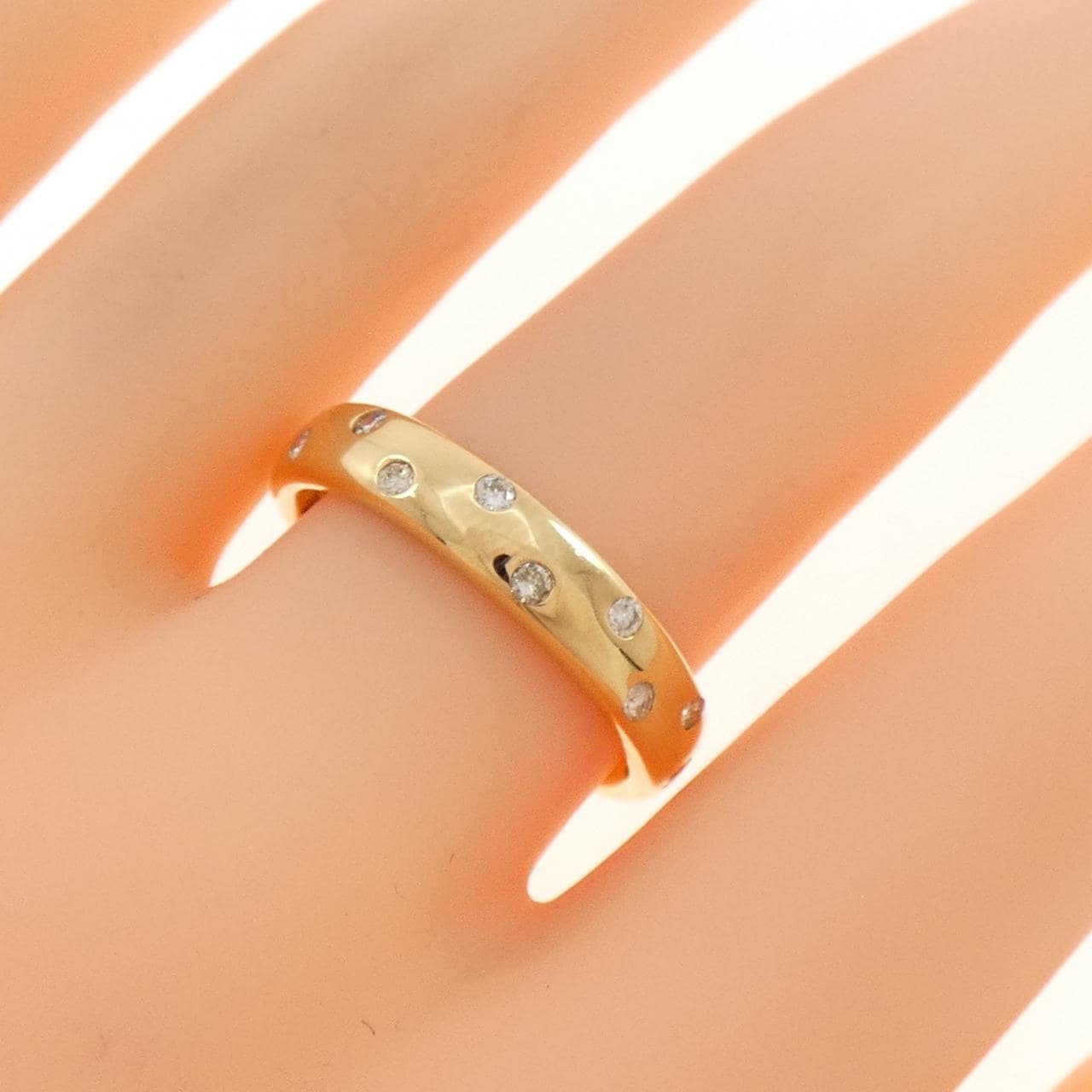 K18YG ダイヤモンド リング 0.25CT