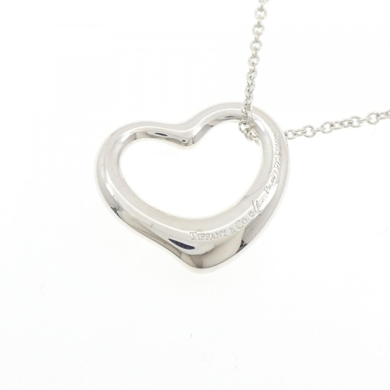 ティファニー オープンハート ネックレス
