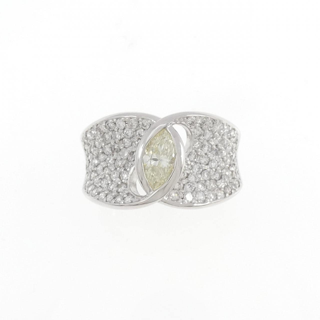 PT Pave Diamond Ring 1.03CT