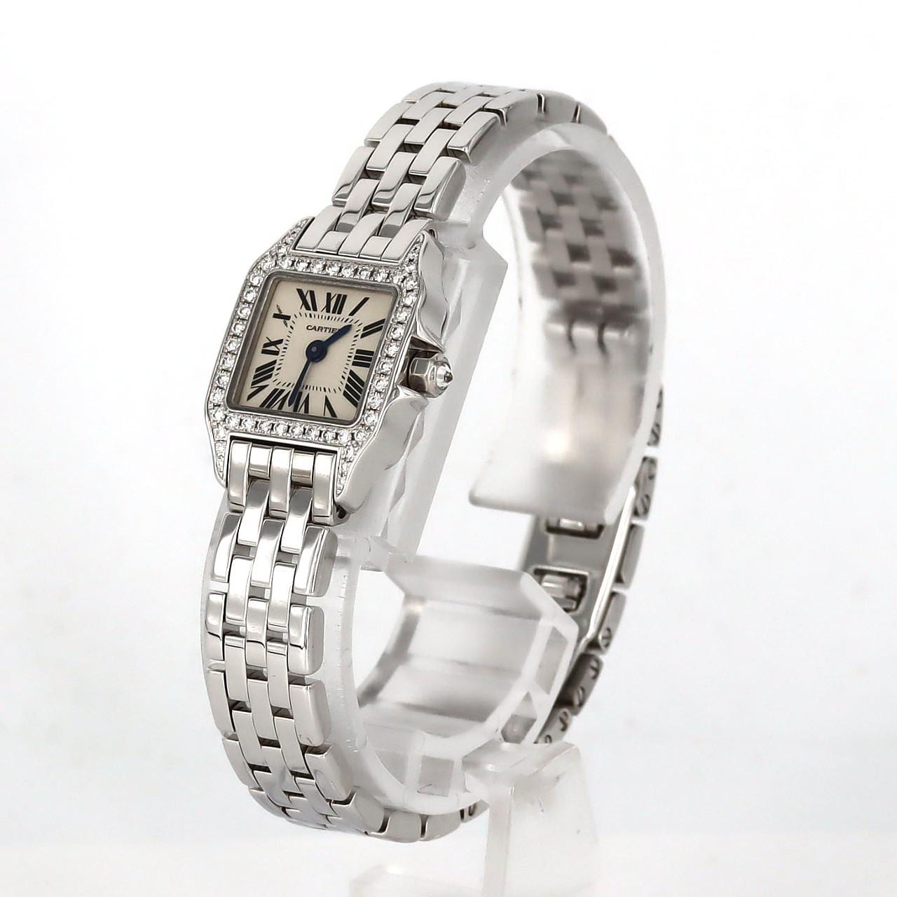 Cartier Mini Santos de Moiselle WG/D WF9005Y8 WG石英